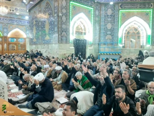 دعای کمیل دومین شب جمعه ماه رجب در کربلا برگزار شد. 10