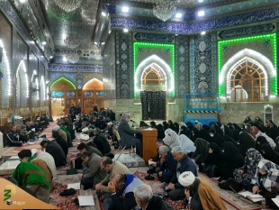 أین الطالب بدم المقتول بکربلاء، نجوای صبحگاه زائران حسینی(ع) بود. 3