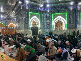 أین الطالب بدم المقتول بکربلاء، نجوای صبحگاه زائران حسینی(ع) بود. 5
