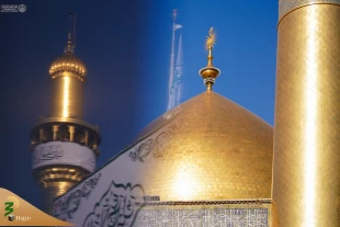 آذین بندی حرم مطهر امام علی در آستانه ۱۳ رجب 7