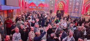 خیمه گاه حسینی(ع) یک صدا نوای یا زینب(س) شد+فیلم
