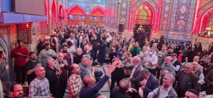 خیمه گاه حسینی(ع) یک صدا نوای یا زینب(س) شد. 2