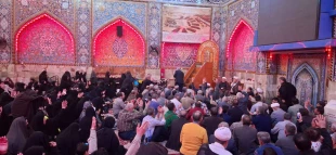 خیمه گاه حسینی(ع) یک صدا نوای یا زینب(س) شد. 2