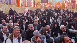 خیمه گاه حسینی(ع) یک صدا نوای یا زینب(س) شد. 5