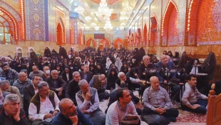 خیمه گاه حسینی(ع) یک صدا نوای یا زینب(س) شد. 7