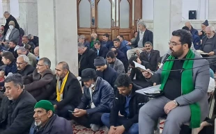 مراسم دعای کمیل با حضور پرشور زائران ایرانی نجف اشرف 2