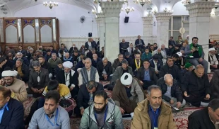مراسم دعای کمیل با حضور پرشور زائران ایرانی نجف اشرف 5