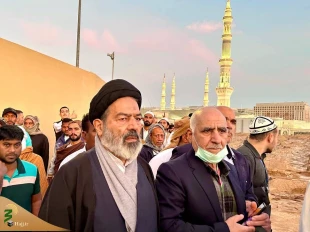 تقرير مصور عن اللقاء الحميم لرئيس بعثة الحجاج الإيرانيين مع الحجاج الإيرانيين و الأجانب في المسجد النبوي و البقيع 7