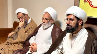تاکید بر وحدت و استفاده از فرصت‌های معنوی،درنشست علما و اندیشمندان کاروان‌های اهل سنت بامسئولین بعثه مقام معظم رهبری در مدینه+عکس 4