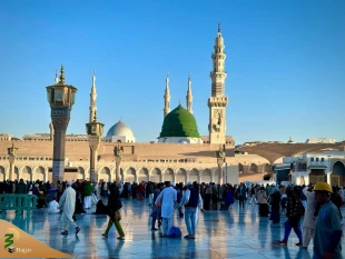 گنبد سبز مسجدالنبی؛  نماد عشق، معنویت و اتصال زمین و آسمان 2