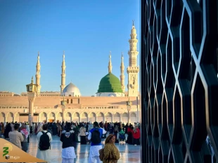 گنبد سبز مسجدالنبی؛  نماد عشق، معنویت و اتصال زمین و آسمان 6