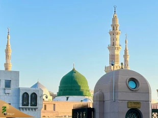 گنبد سبز مسجدالنبی؛  نماد عشق، معنویت و اتصال زمین و آسمان 12