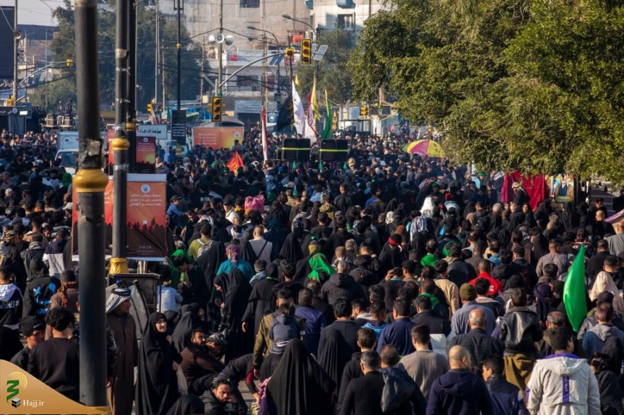 حرکت گسترده زائران عزادار به سوی کاظمین 3