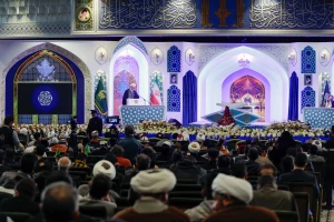 آیین افتتاحیه چهل و یکمین دوره مسابقات بین المللی قرآن در حرم رضوی آغاز به کار کرد