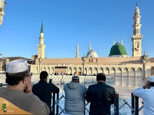 اشک و دعا زیر آفتاب مدینه؛ لحظه‌های ناب در حریم پیامبر مهربانی

 20