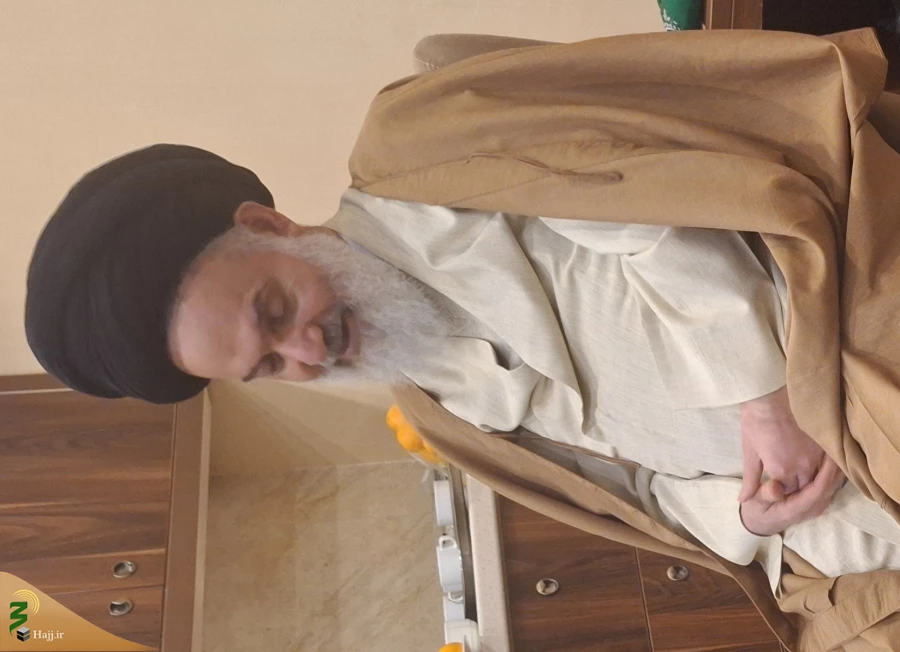 ملاقات مسئول بعثه مقام معظم رهبری در عراق با آیت‌الله حسینی بوشهری
