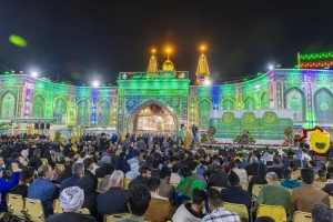 آستان مقدس حضرت عباس (ع) جشن ولادت امام حسین (ع) را برگزار کرد + عکس