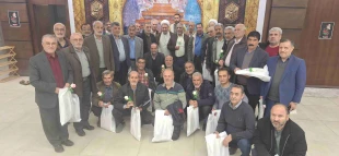 تکریم جانبازان زائر اباعبدالله الحسین علیه السلام در کربلای معلی
