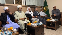 مسئول بعثه رهبری در دیدار علمای اهل سنت 

 3