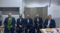 در مدینه منوره ؛
بازدید مسئول بعثه رهبری به همراه تعدادی از جانبازان از آشپزخانه مرکزی  3