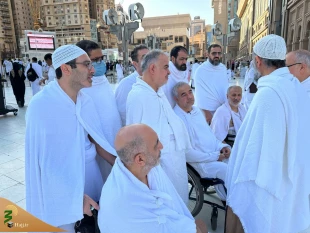 وارد شدن کاروان جانبازان به مکه:

 آوای ایثار و عشق در حریم پاک خانه خدا 7