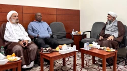 حضور محمد سودانی نماینده شرکت حمل و نقل زائران 