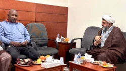 حضور محمد سودانی نماینده شرکت حمل و نقل زائران 