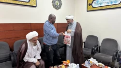 حضور محمد سودانی نماینده شرکت حمل و نقل زائران 