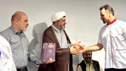 دیدار مسئولین بعثه رهبری و ستاد عمره از آشپزخانه مکه :

 تقدیر از خادمان زائرین در ایام شعبانیه 9