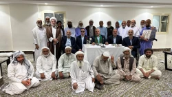حضور مسئول دفتر بعثه رهبری در کاروان اهل سنت در مکه:

