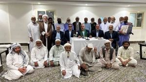 حضور مسئول دفتر نمایندگی بعثه در کاروان اهل سنت در مکه:

