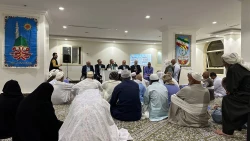 حضور مسئول دفتر بعثه رهبری در کاروان اهل سنت در مکه:

