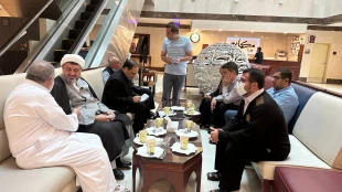 گزارش بازدید مسئول دفتر بعثه رهبری مکه از هتل مکارم البیت 6