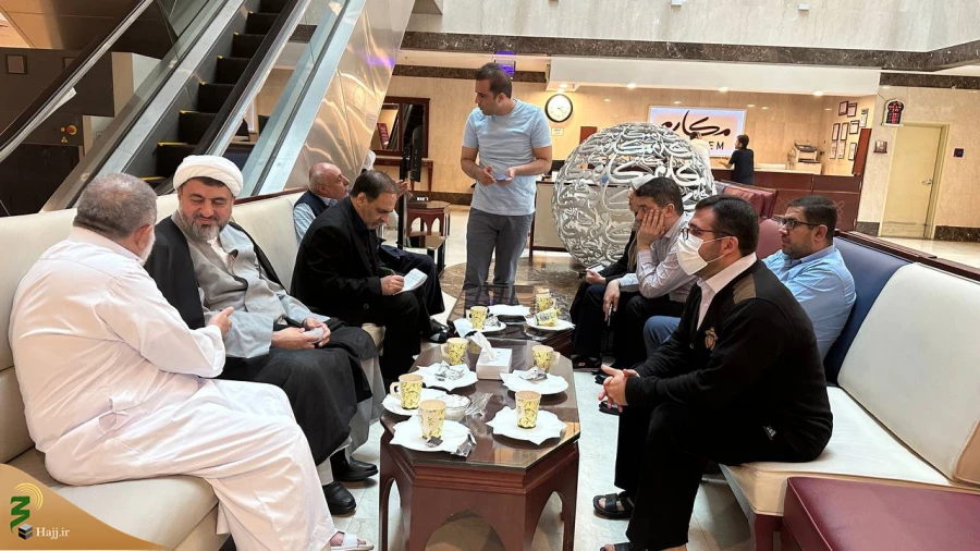 گزارش بازدید مسئول دفتر بعثه رهبری مکه از هتل مکارم البیت 6