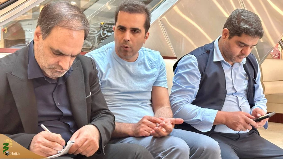 گزارش بازدید مسئول دفتر بعثه رهبری مکه از هتل مکارم البیت 7