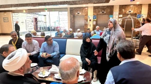 گزارش بازدید مسئول دفتر بعثه رهبری مکه از هتل مکارم البیت 8