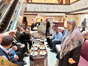 گزارش بازدید مسئول دفتر بعثه رهبری مکه از هتل مکارم البیت 10