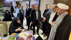 بازدید مسئولین بعثه رهبری از هتل واحه رفاهه: 

پیوندی معنوی میان زائران و یاد شهدا 9