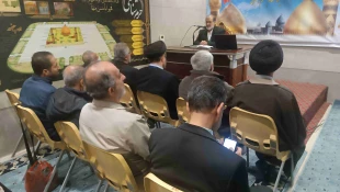 تجلیل از خانواده شهدا و تکریم دانشجویان در کربلای معلی