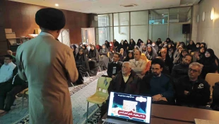 تجلیل از خانواده شهدا و تکریم دانشجویان در کربلای معلی