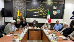 جلسه مستمر مسئولین بعثه رهبری با خادمان فرهنگی؛ 

تأکید بر ضرورت وحدت اسلامی  2
