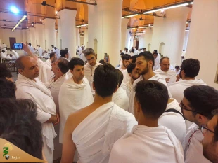 میقات عشق، مسجد شجره؛ دانشجویان با احرام، سفر حج را آغاز کردند 5
