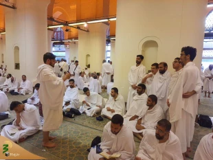 میقات عشق، مسجد شجره؛ دانشجویان با احرام، سفر حج را آغاز کردند 6