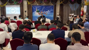 طنین روح‌ بخش دعای کمیل دانشگاهیان و دانش آموزان در مدینه 8