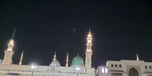 گنبد خضرا نگین مدینه النبی