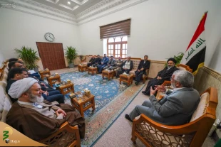 لقاء ممثل الولی الفقیة فی شؤون الحج و الزیارة مع سادن الحرم العلوی الشریف
عزم العتبة العلویة على إحیاء الذکرى الألفیّة لتأسیس الحوزة العلمیة فی النجف 2