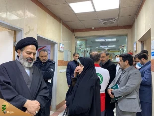 بازدید نماینده ولی فقیه در امور حج و زیارت از درمانگاه هلال احمر ایران در نجف اشرف 8