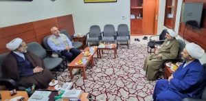 بررسی مسائل دانشجویان در دیدار رئیس ستاد عمره و عتبات دانشجویی با مسئول دفتر نمایندگی بعثه در مکه