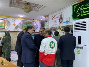 زیارة ممثل الولی الفقیه فی شؤون الحج و الزیارة الی مسوصف الهلال الاحمر الایرانی فی النجف الاشرف 4
