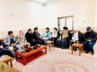 دیدار نماینده ولی فقیه در امور حج و زیارت با آیت الله محمد تقی مدرسی 5